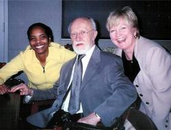 Kollégákkal, 1990-es évek vége